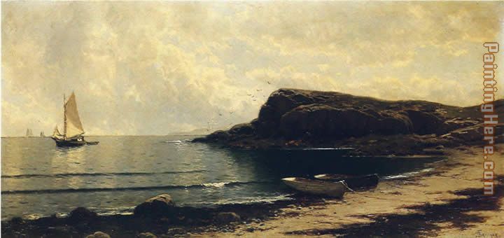 Along the Shore painting - Alfred Thompson Bricher Along the Shore art painting